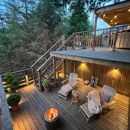 The Pines Treehouse At Treetops Hideouts Tatil Evi Richmond (North Yorkshire)
